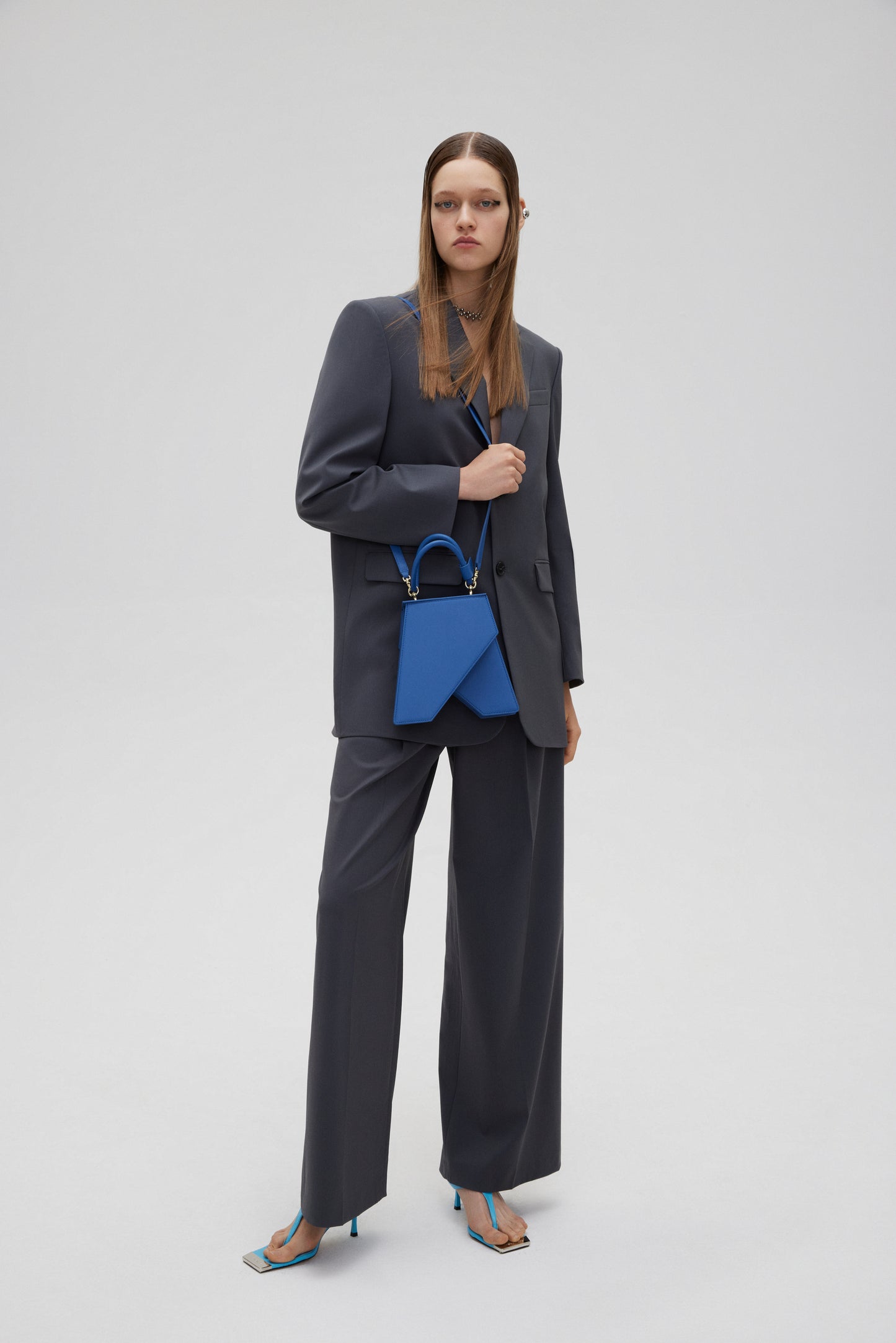 Trapezoid Tapo Bag in River Blue