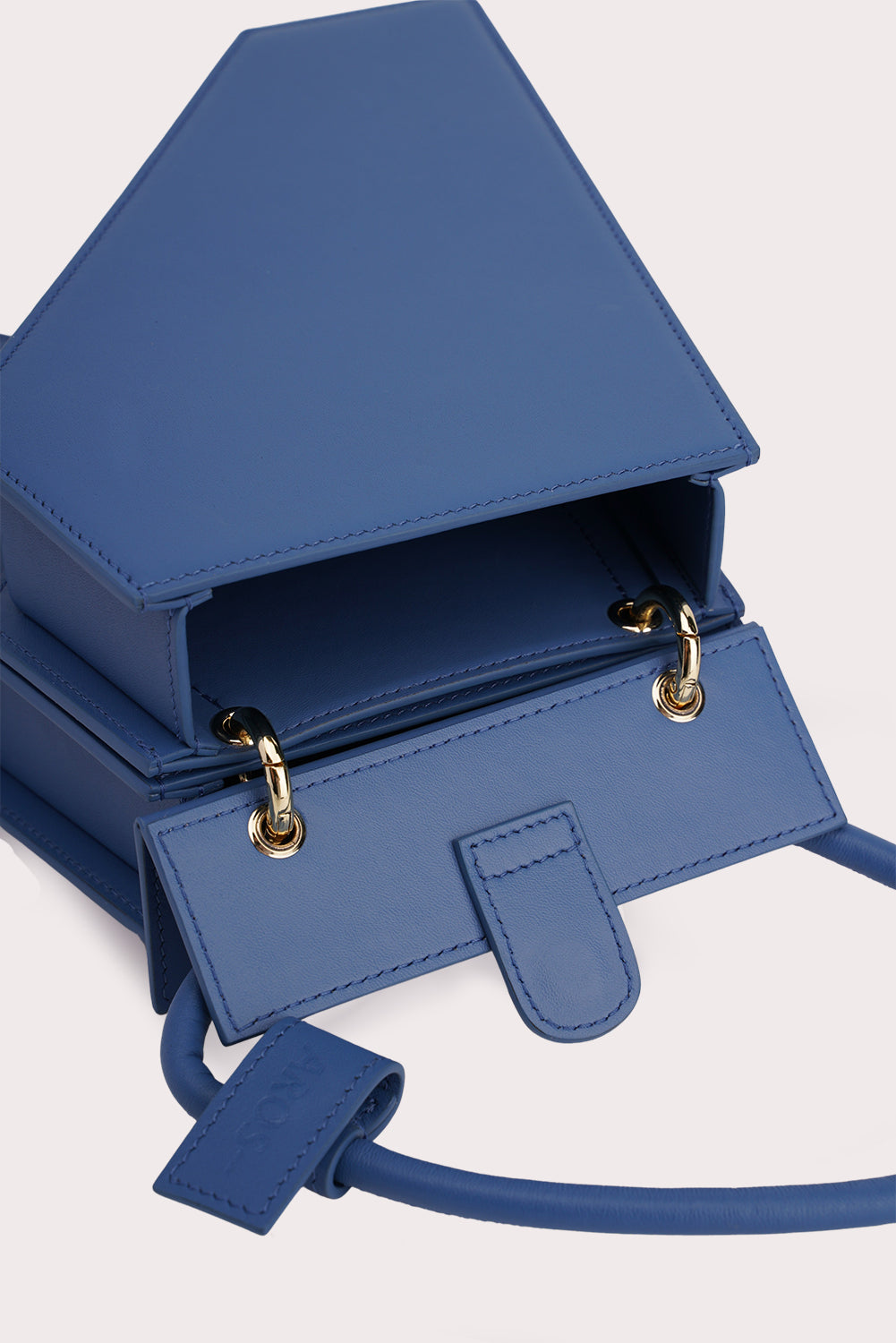 Trapezoid Tapo Bag in River Blue-3