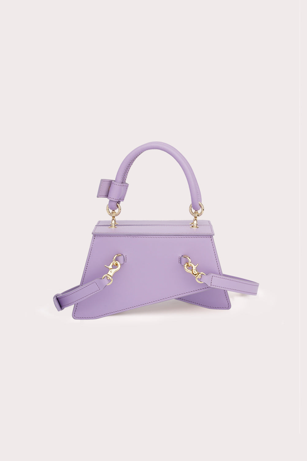 Mini Trapezoid Tapo Bag in Lilac - Aros
