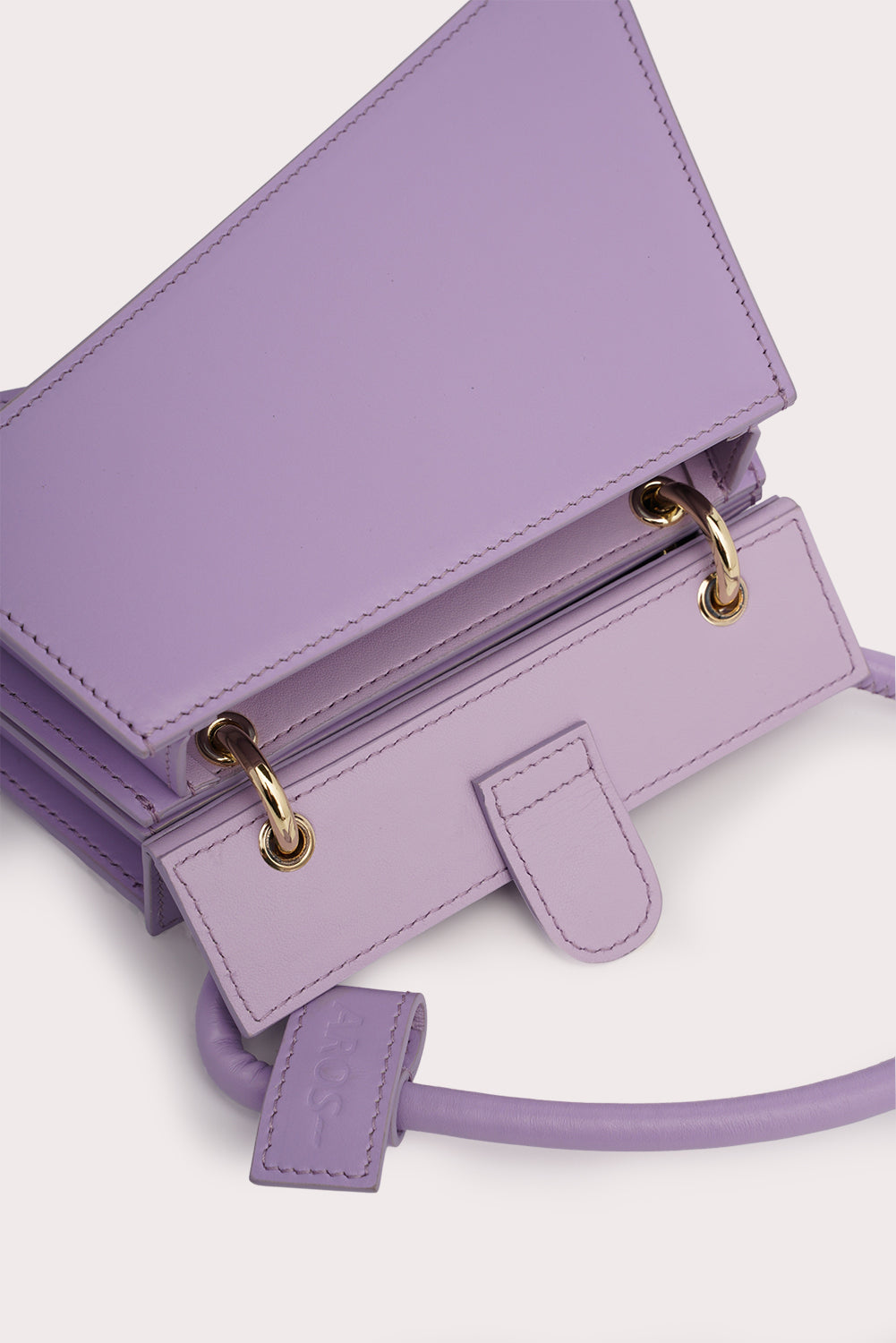 Mini Trapezoid Tapo Bag in Lilac - Aros
