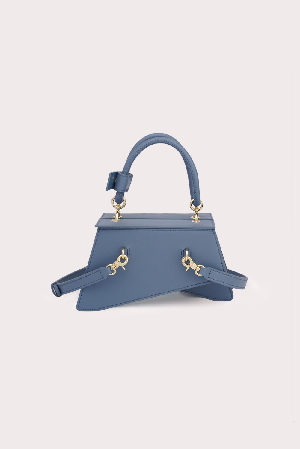 Mini Trapezoid Tapo Bag in Misty Blue - Aros