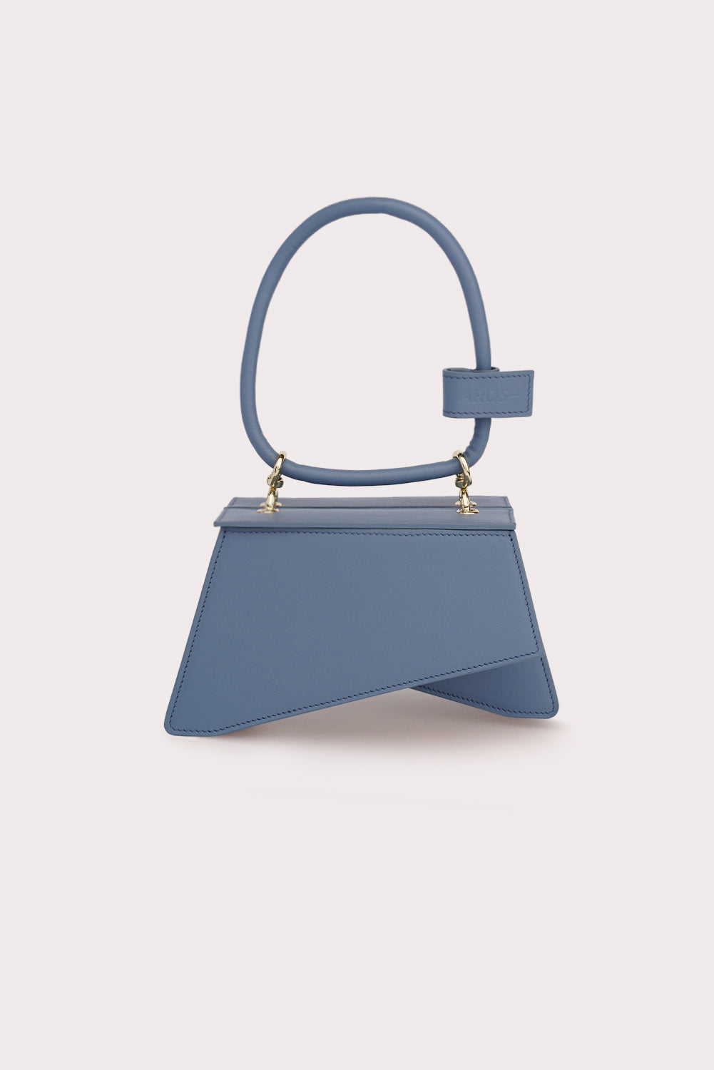 Mini Trapezoid Tapo Bag in Misty Blue - Aros