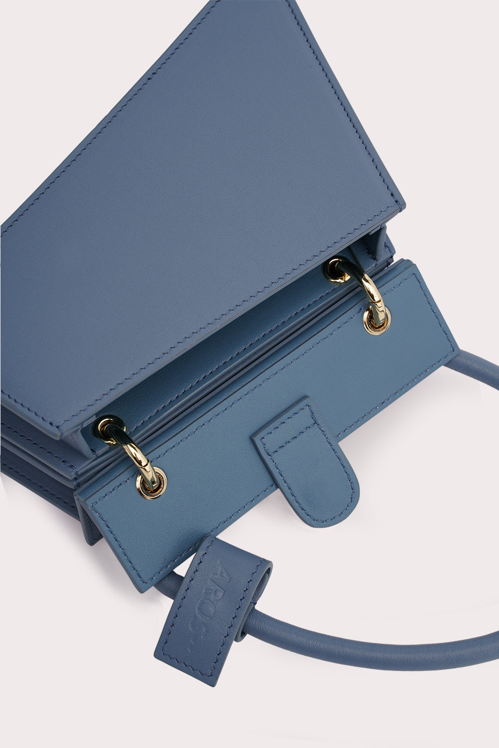 Mini Trapezoid Tapo Bag in Misty Blue - Aros