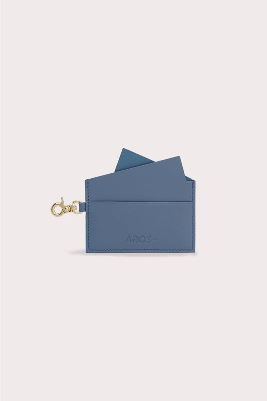 Easy Cardholder in Misty Blue - Aros