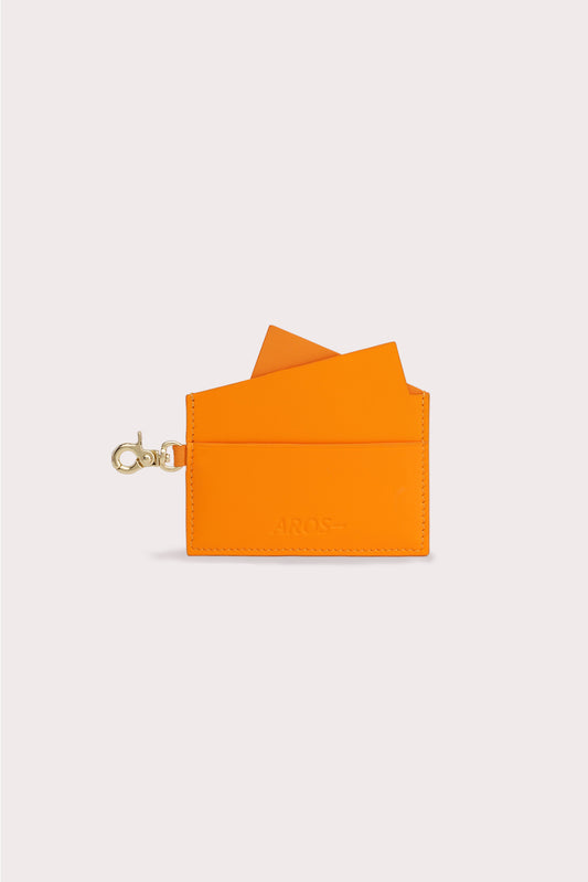 Easy Cardholder in Mango Orange - Aros