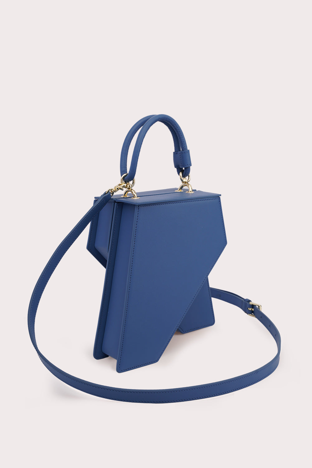 Trapezoid Tapo Bag in River Blue-4