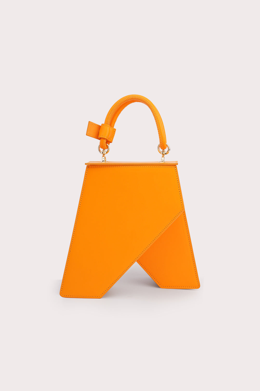 Trapezoid Tapo Bag in Mango Orange-1