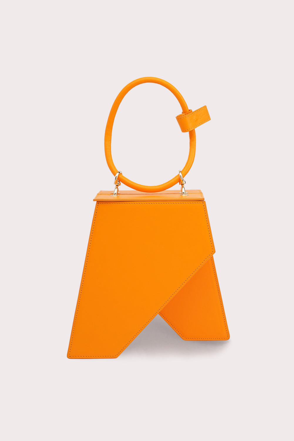 Trapezoid Tapo Bag in Mango Orange-2