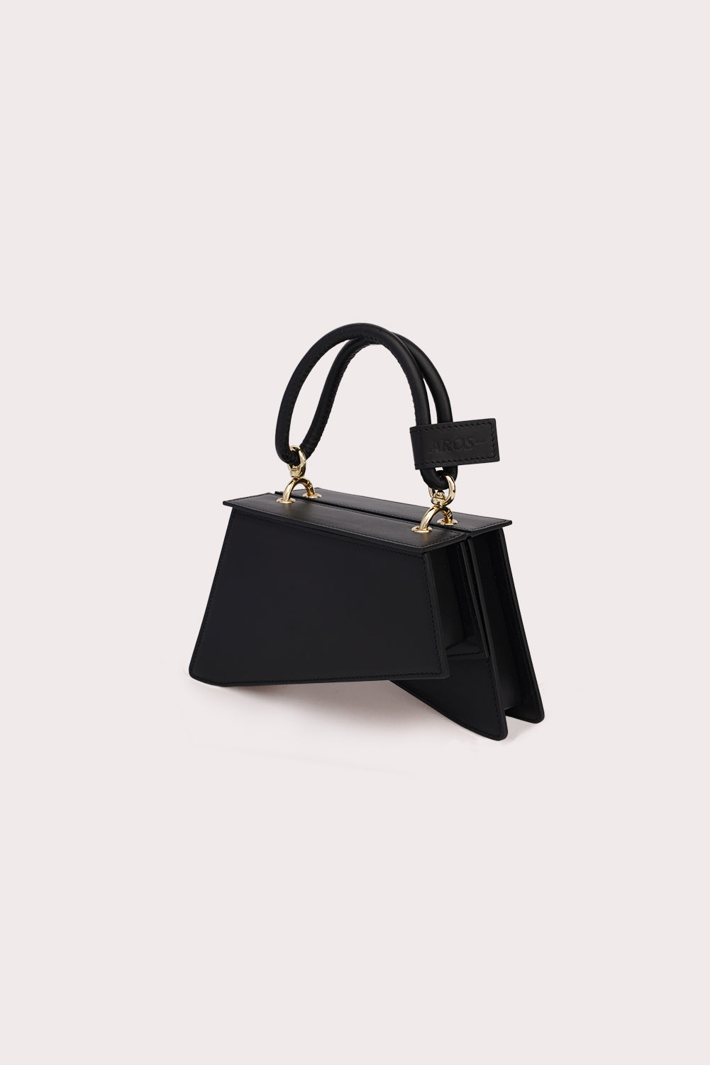 Mini Trapezoid Tapo Bag in Black - Aros