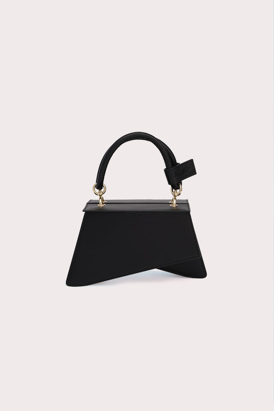 Mini Trapezoid Tapo Bag in Black - Aros