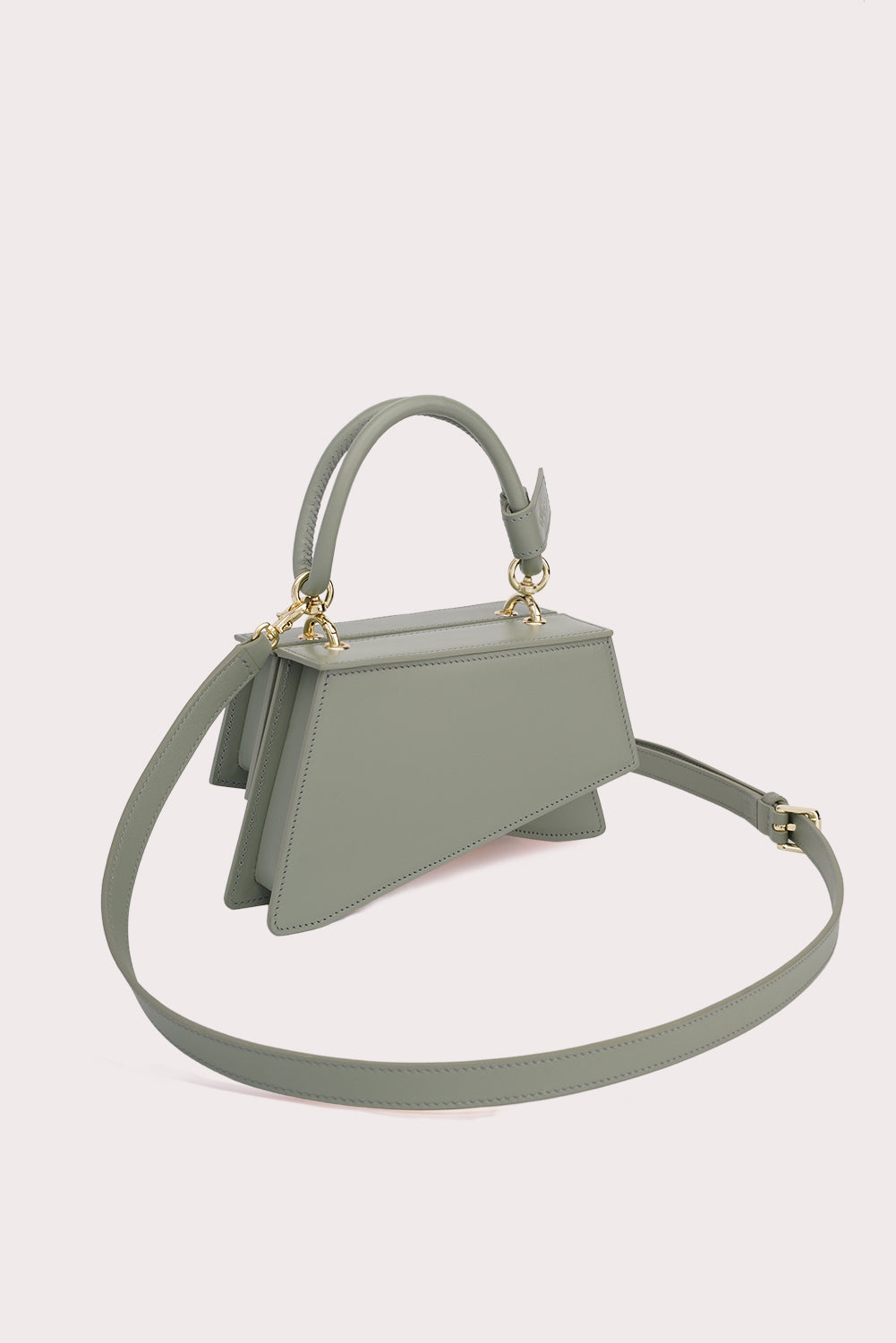 Mini Trapezoid Tapo Bag in Matcha Green - Aros