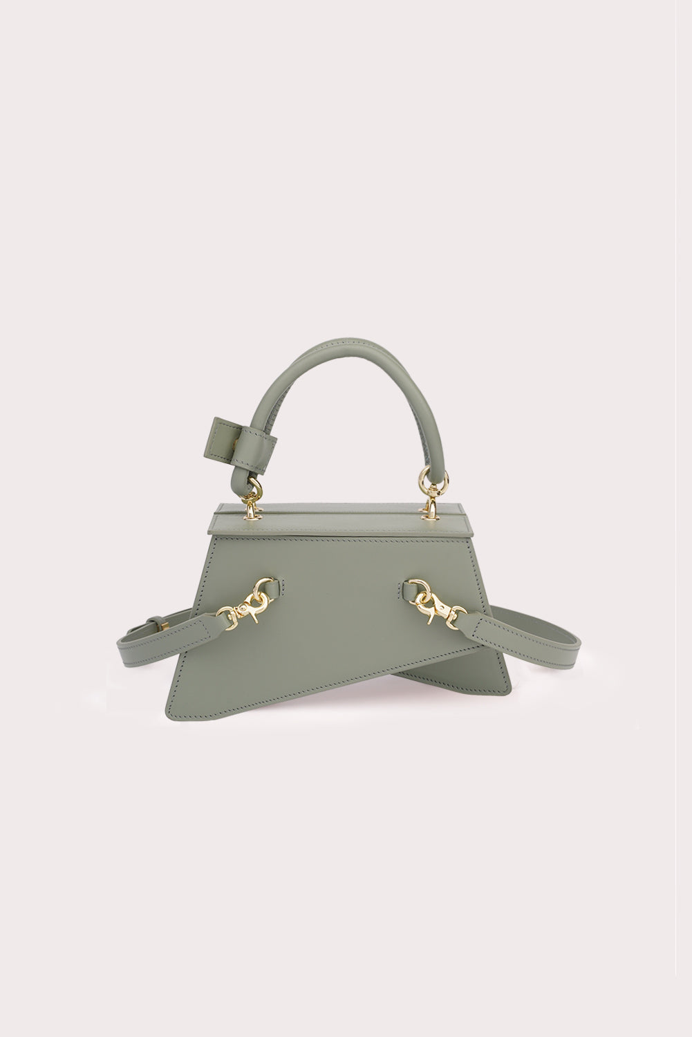 Mini Trapezoid Tapo Bag in Matcha Green - Aros