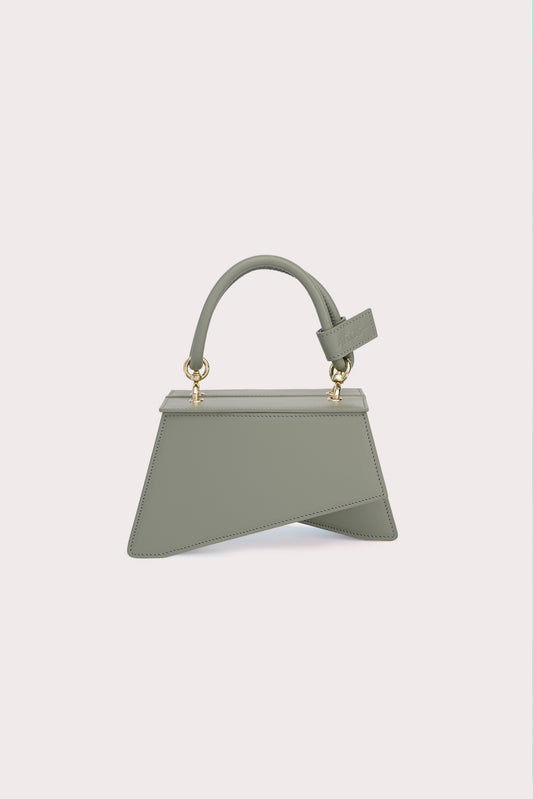 Mini Trapezoid Tapo Bag in Matcha Green - Aros