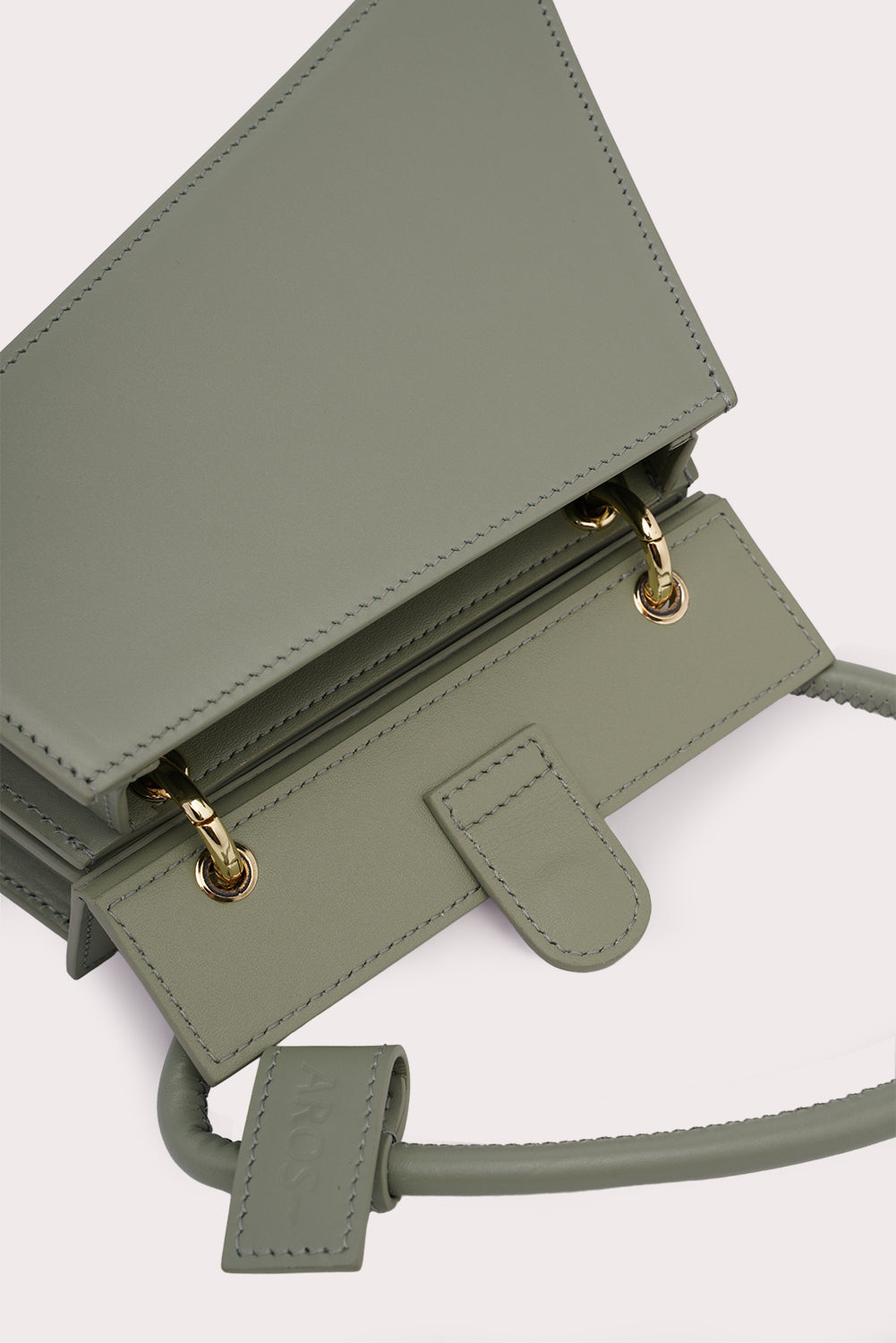 Mini Trapezoid Tapo Bag in Matcha Green - Aros