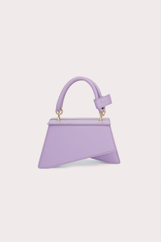 Mini Trapezoid Tapo Bag in Lilac - Aros