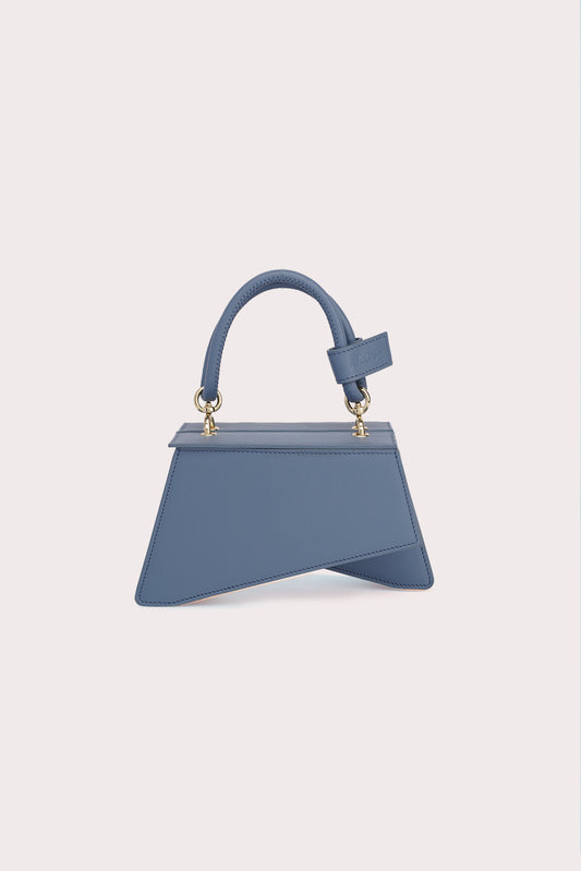 Mini Trapezoid Tapo Bag in Misty Blue - Aros