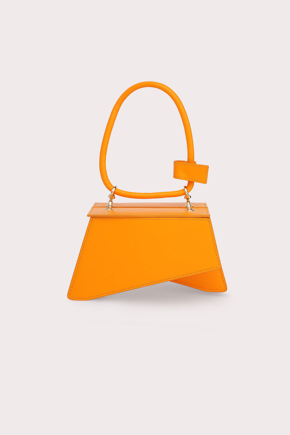 Mini Trapezoid Tapo Bag in Mango Orange - Aros