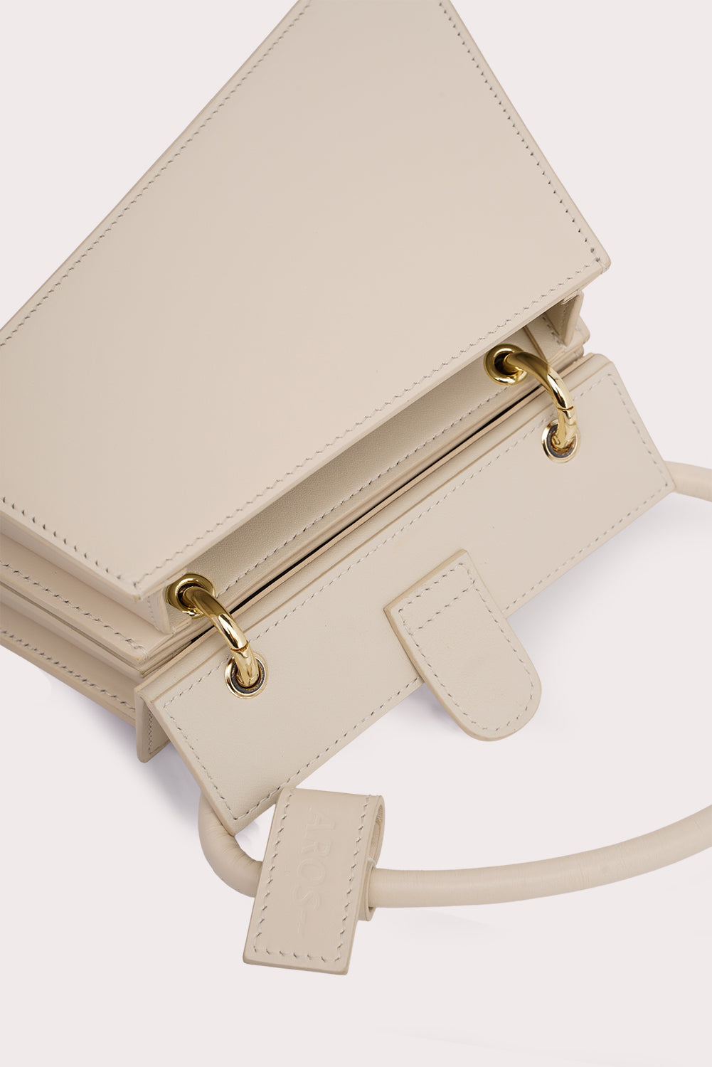Mini Trapezoid Tapo Bag in Creamy White - Aros